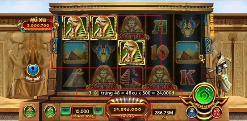 Luật chơi cơ bản của Nổ hũ Bí Mật Cleopatra 555win