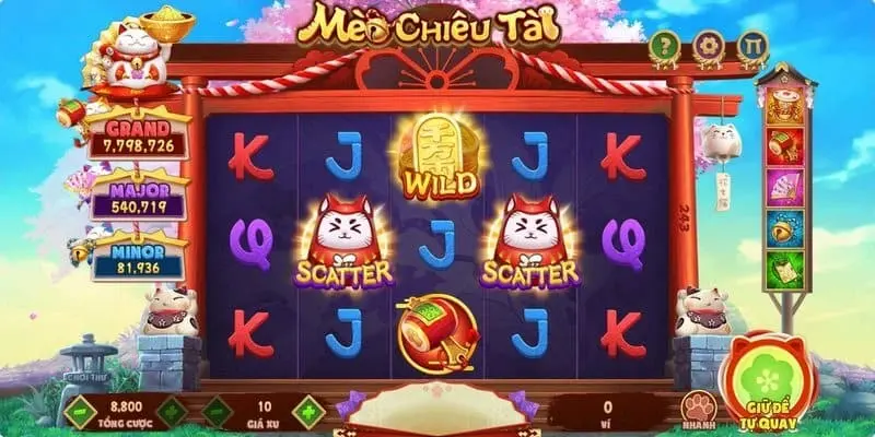 Mẹo chơi Nổ hũ Mèo Chiêu Tài dễ thắng